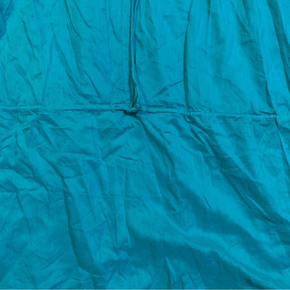 NWT VIX Paula Hermanny Sara Caftan Coverup Dress Small Tahiti Blue Teal - Picture 9 of 14
